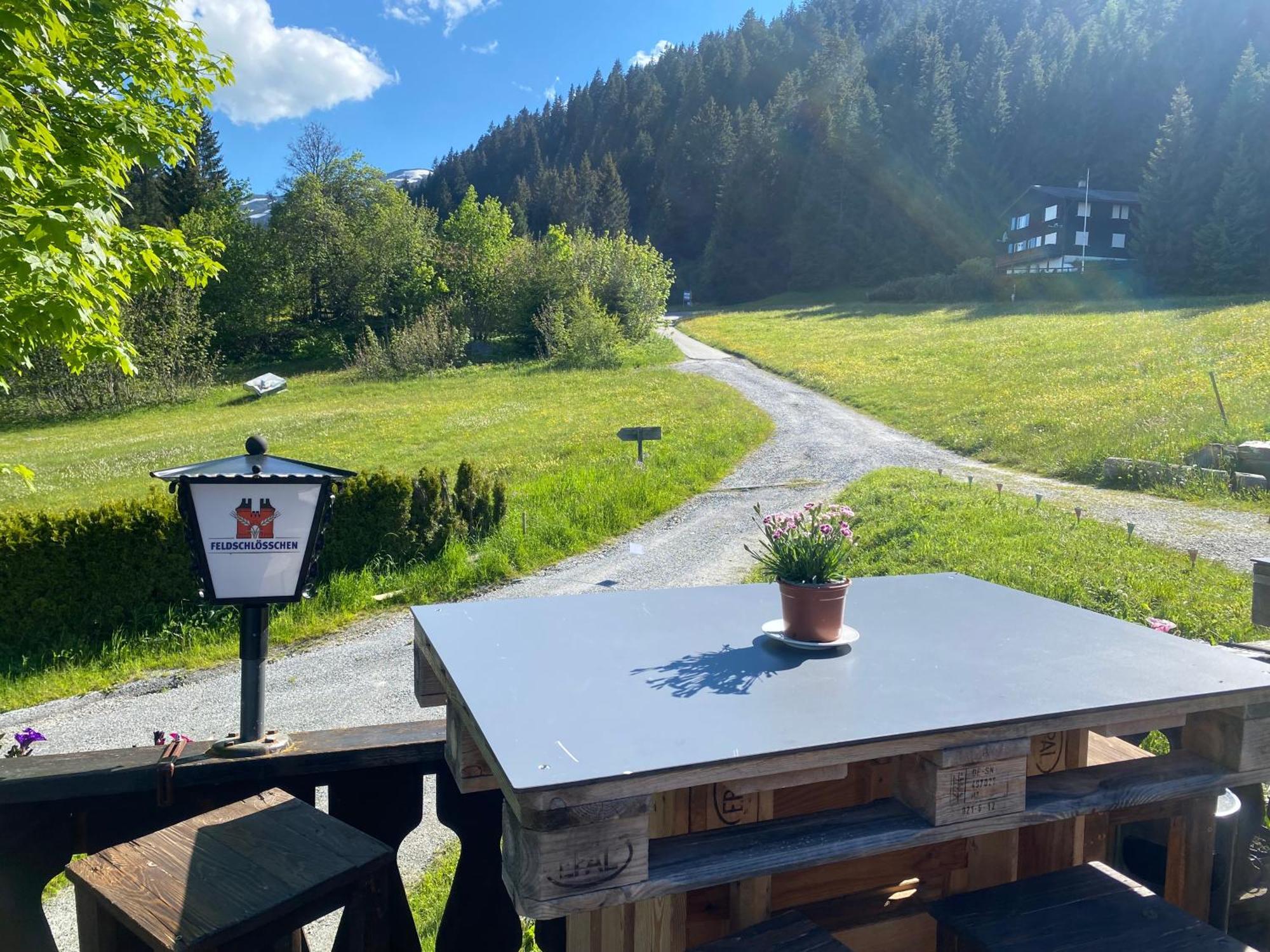 Bergpension Battagliahuette Malix Bagian luar foto