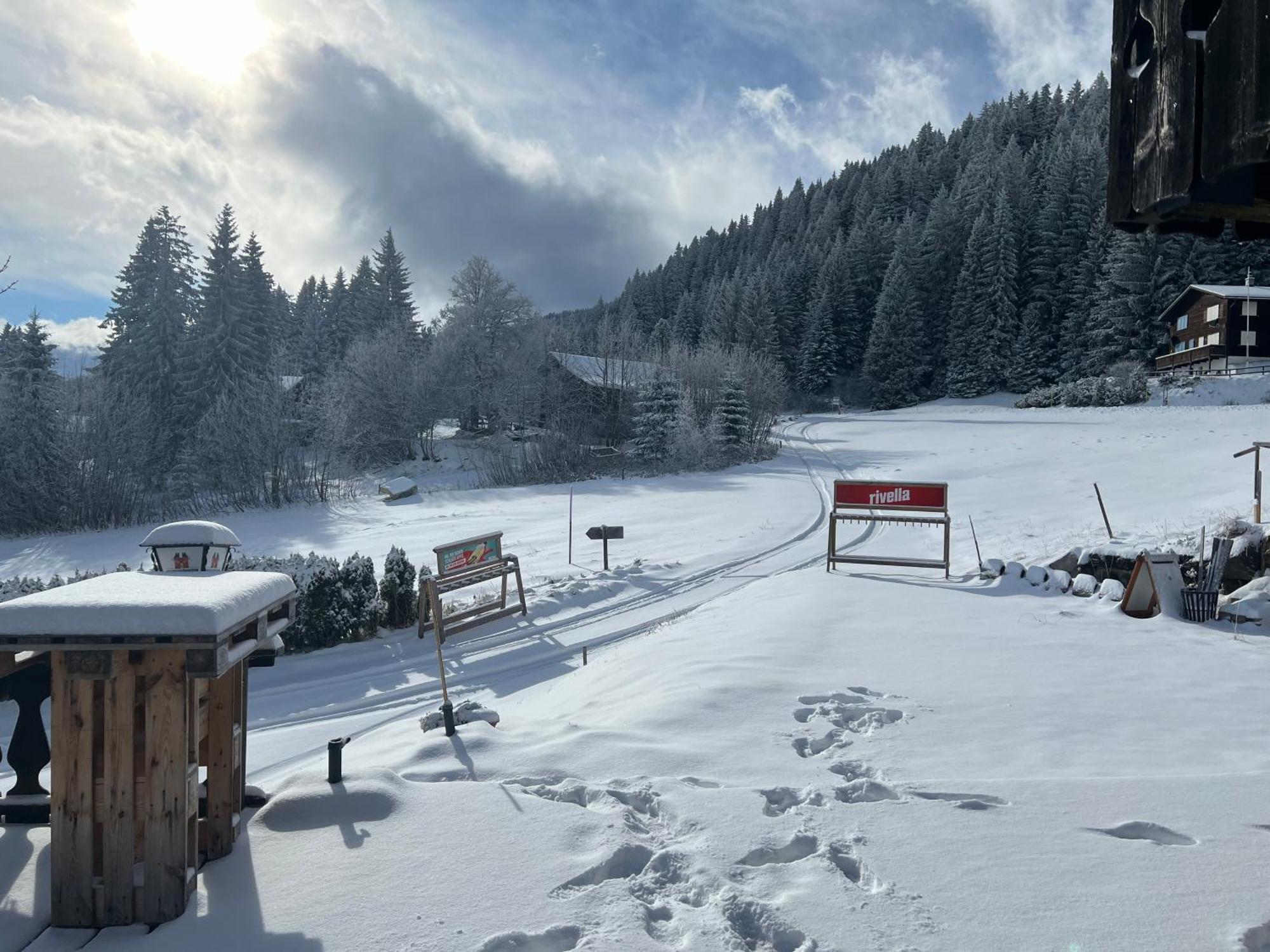 Bergpension Battagliahuette Malix Bagian luar foto